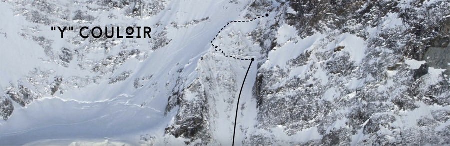 Aiguille d'Argentière: Couloir en Y - OOSC Clothing