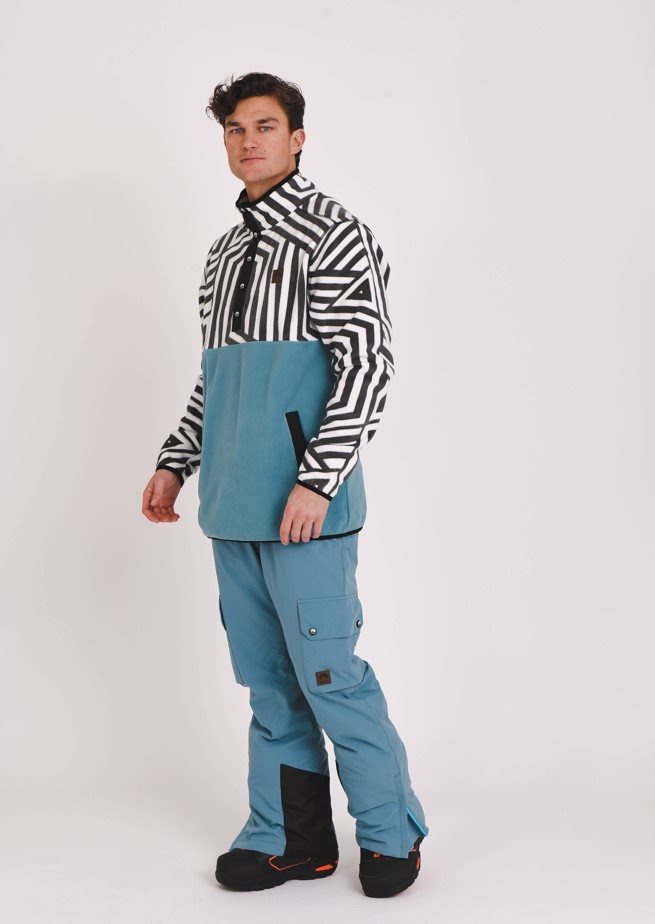 Polaire Fall Line Teal - Homme