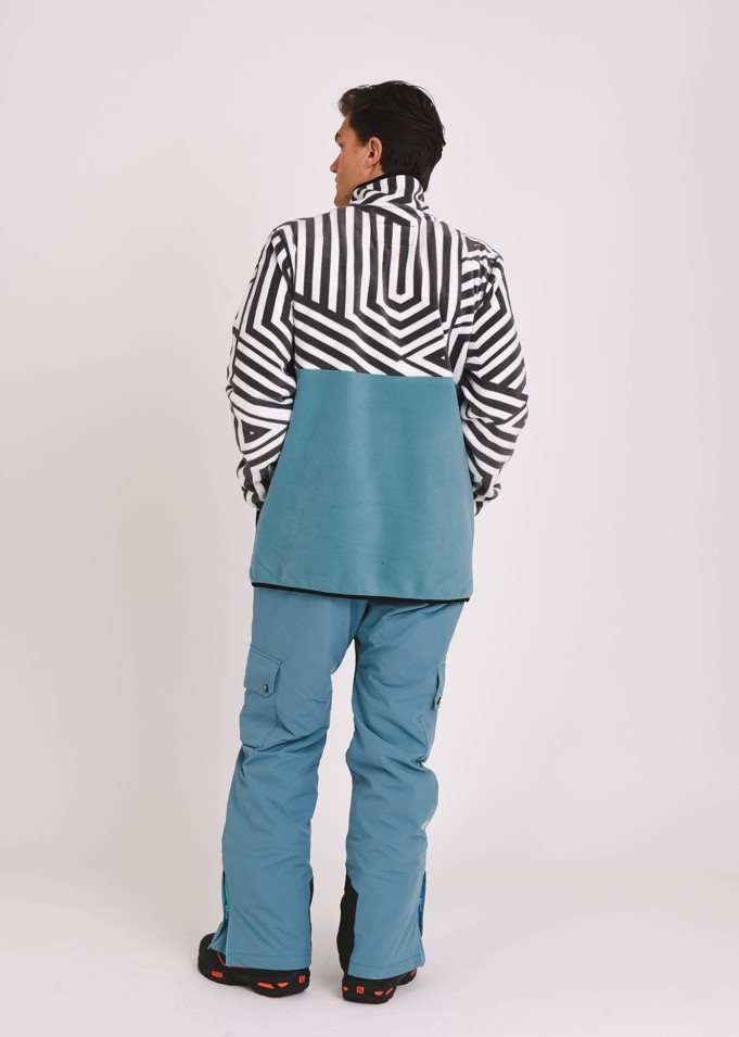 Polaire Fall Line Teal - Homme