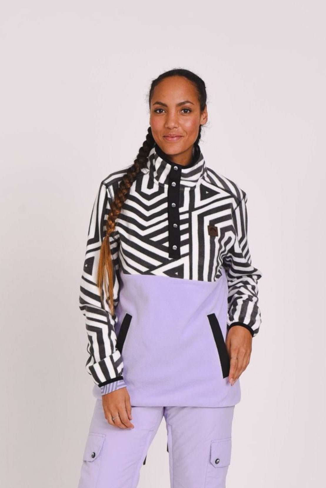 Polaire Fall Line Violet - Femme