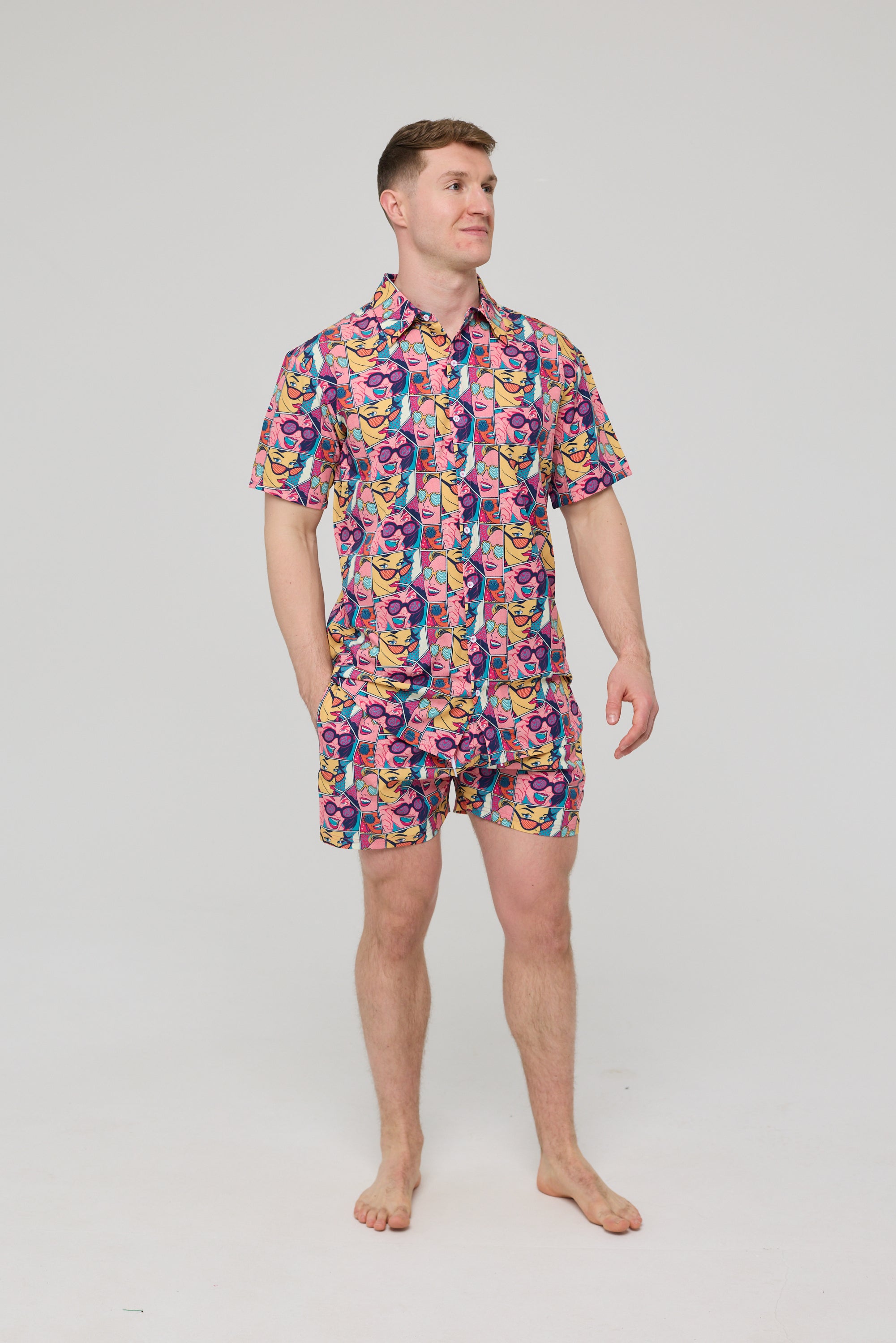 Comic Book Candy Men's Short Sleeve Shirt