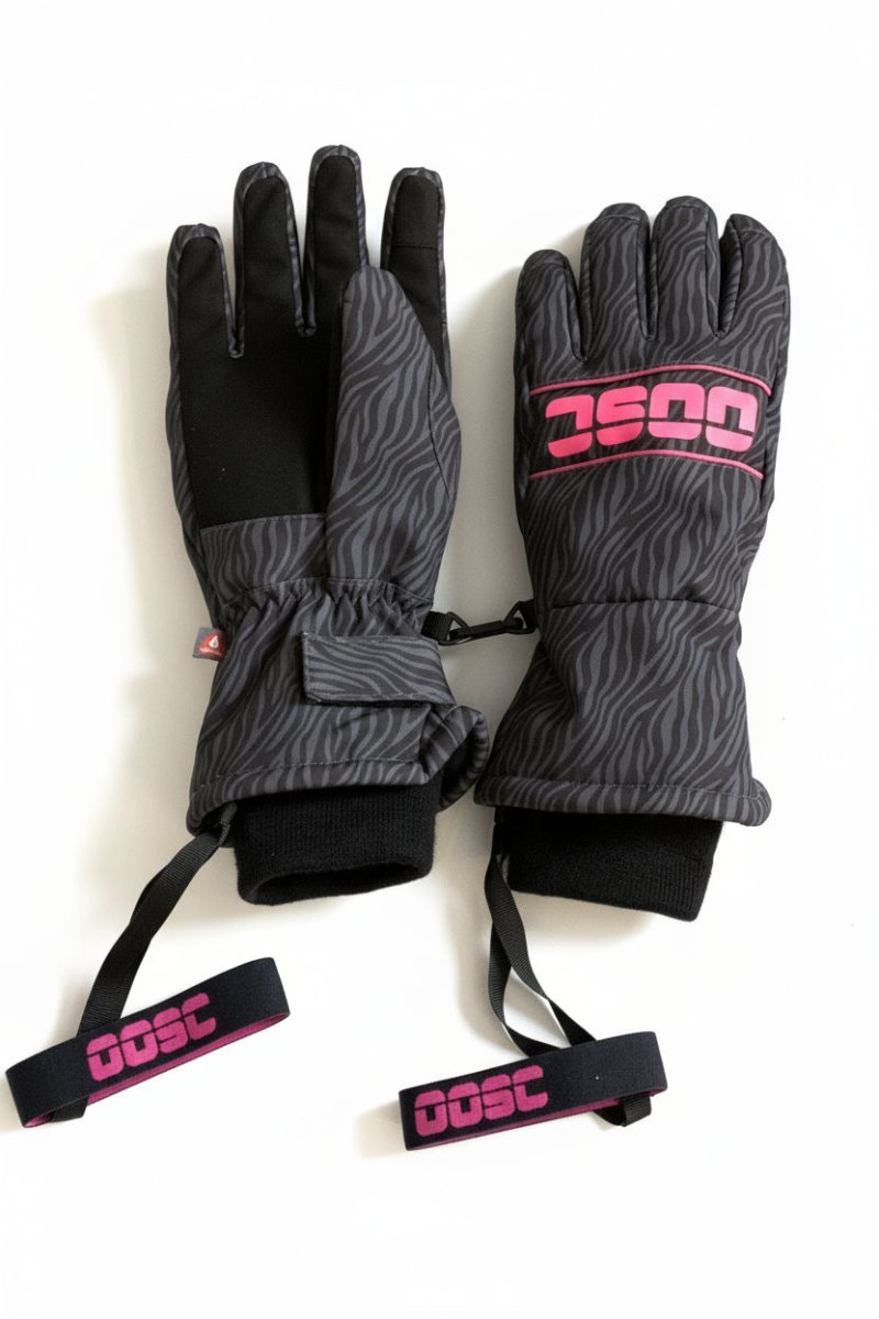 1987 PrimaLoft® V2 Ski & Snowboard Gloves - Black Tiger - OOSC Clothing