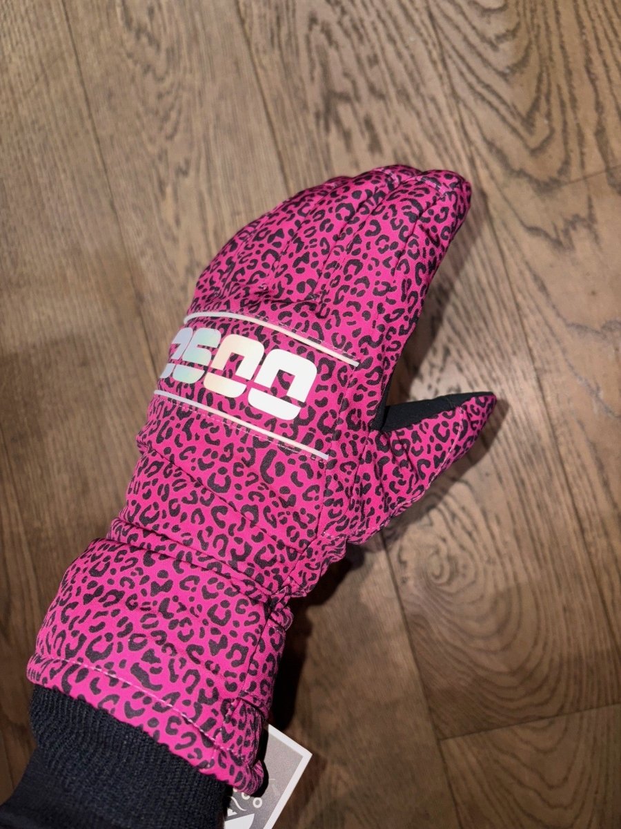 1987 PrimaLoft® V2 Ski & Snowboard Gloves - Pink Leopard - OOSC Clothing