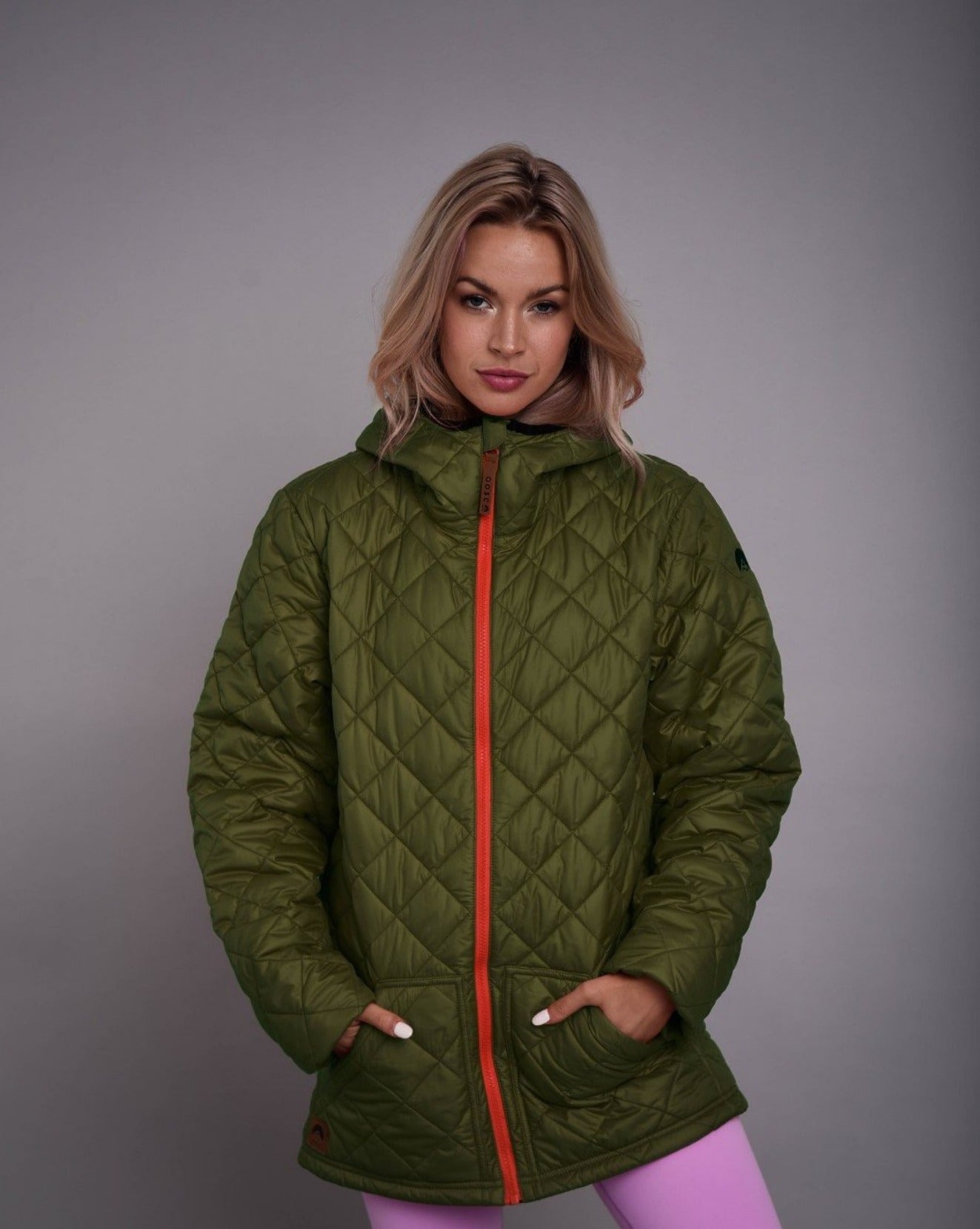 green down jacket