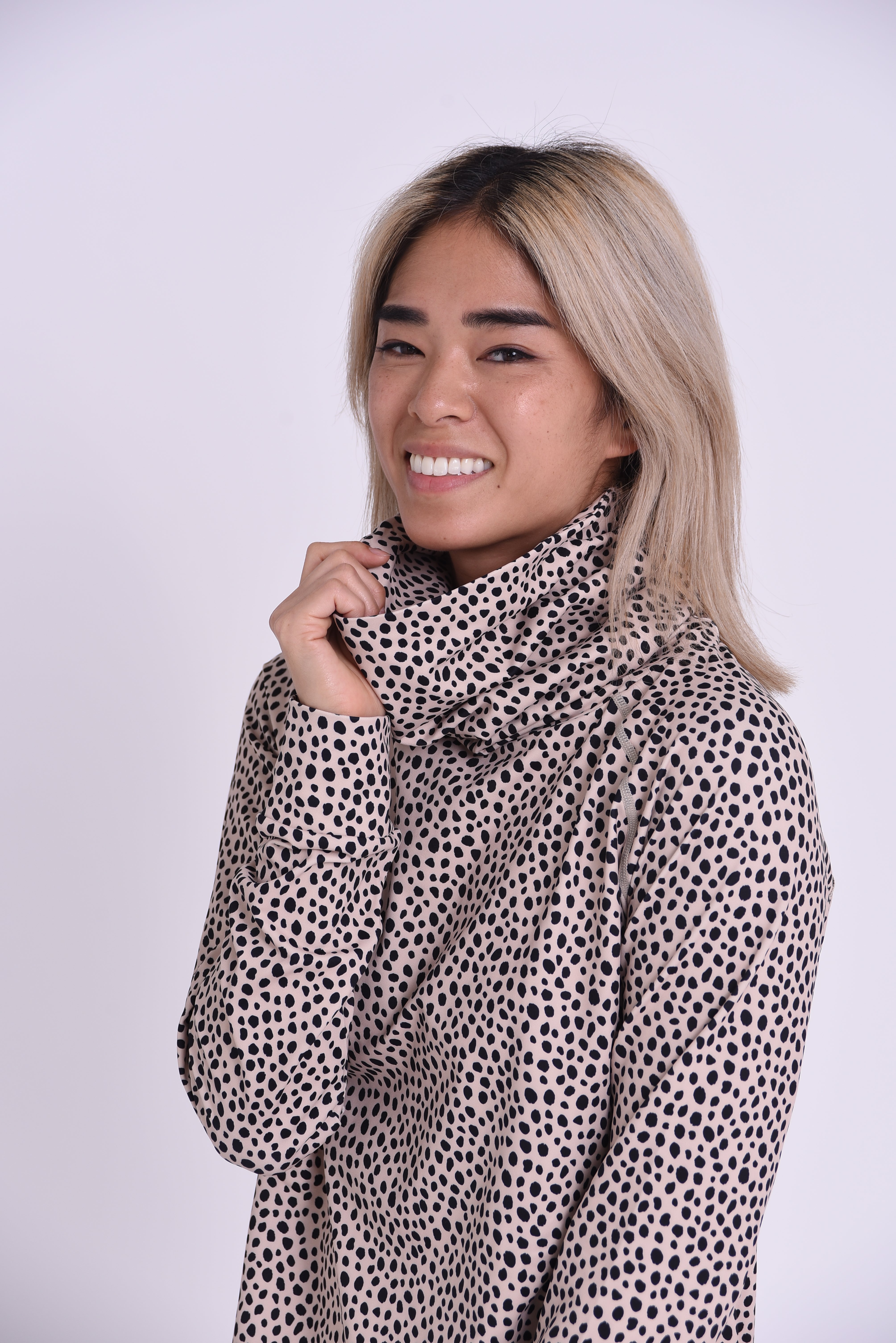 High Neck Baselayer Top Cheetah - Women's
