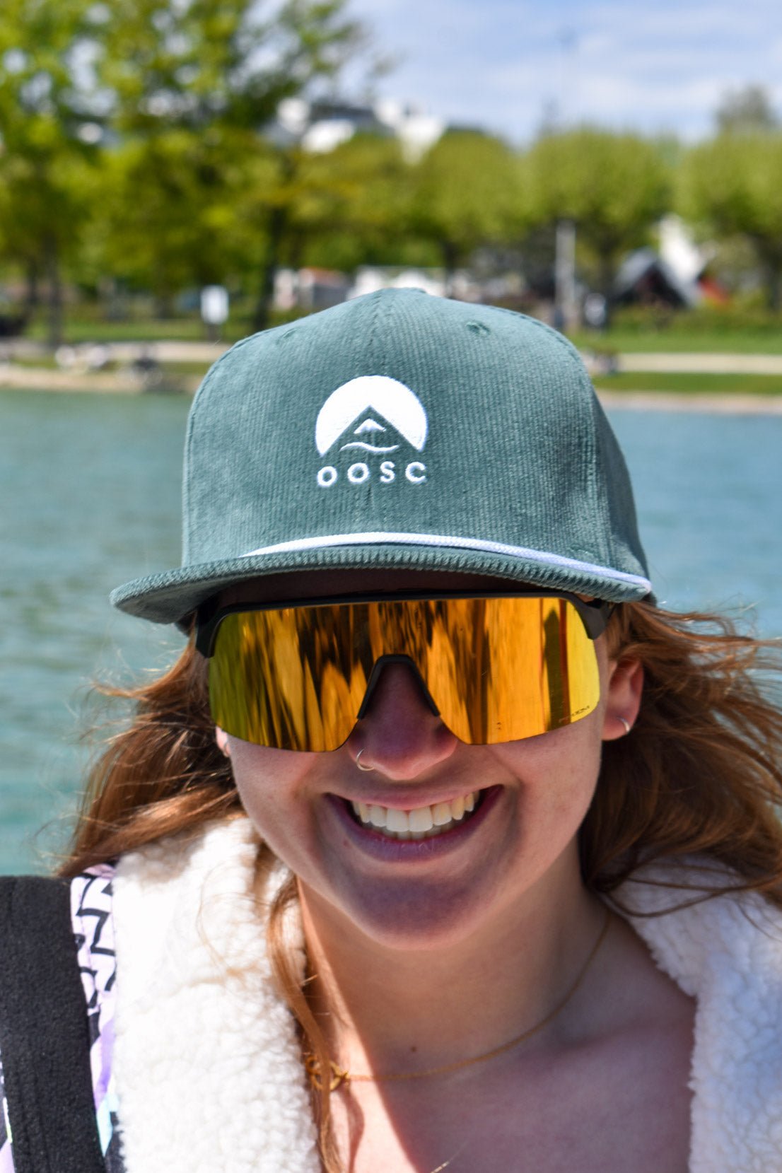 Klassische Cordmütze - Waldgrün