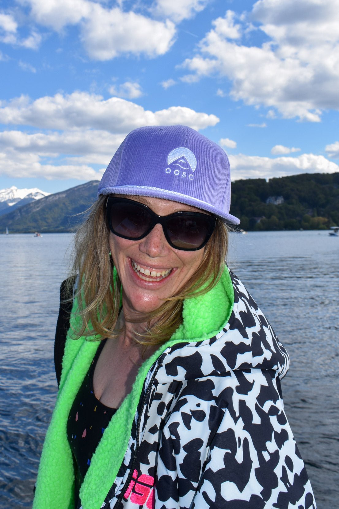 Klassische Cordmütze - Flieder