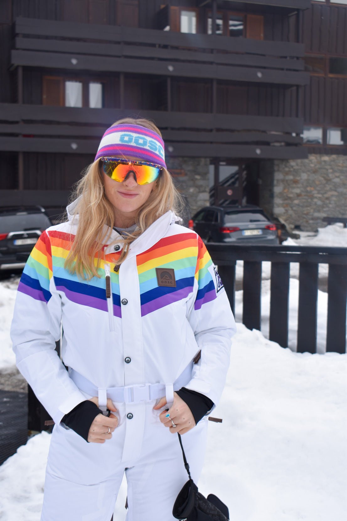 Rainbow Road Shaped Damen Skianzug