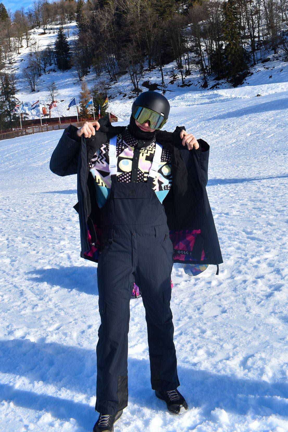 Yeh Man Latzhose - Schwarz