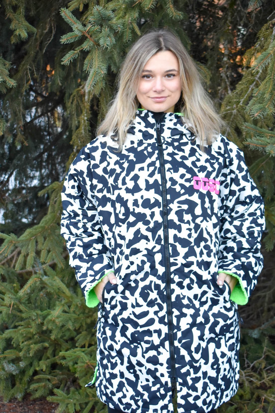 Penfold Wickelmantel aus recyceltem Sherpa-Futter – Damen