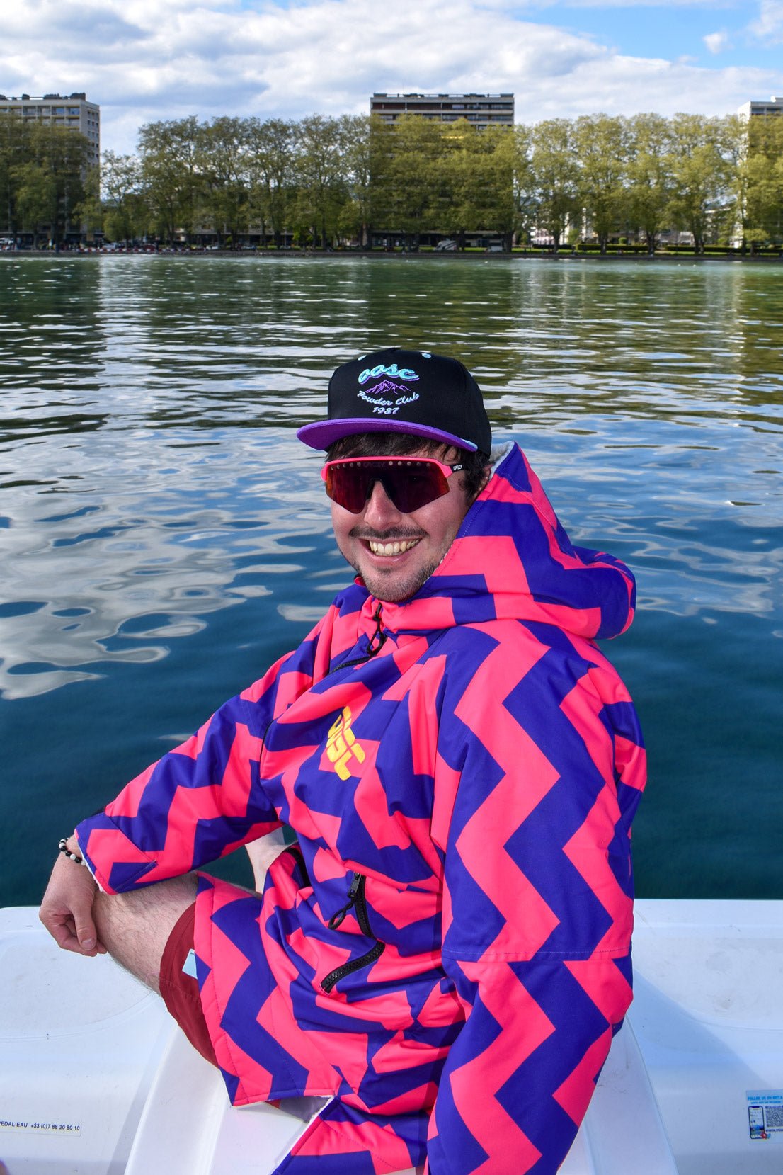 Fresh Prince – Recycelter Wickelmantel mit Sherpa-Futter – Herren