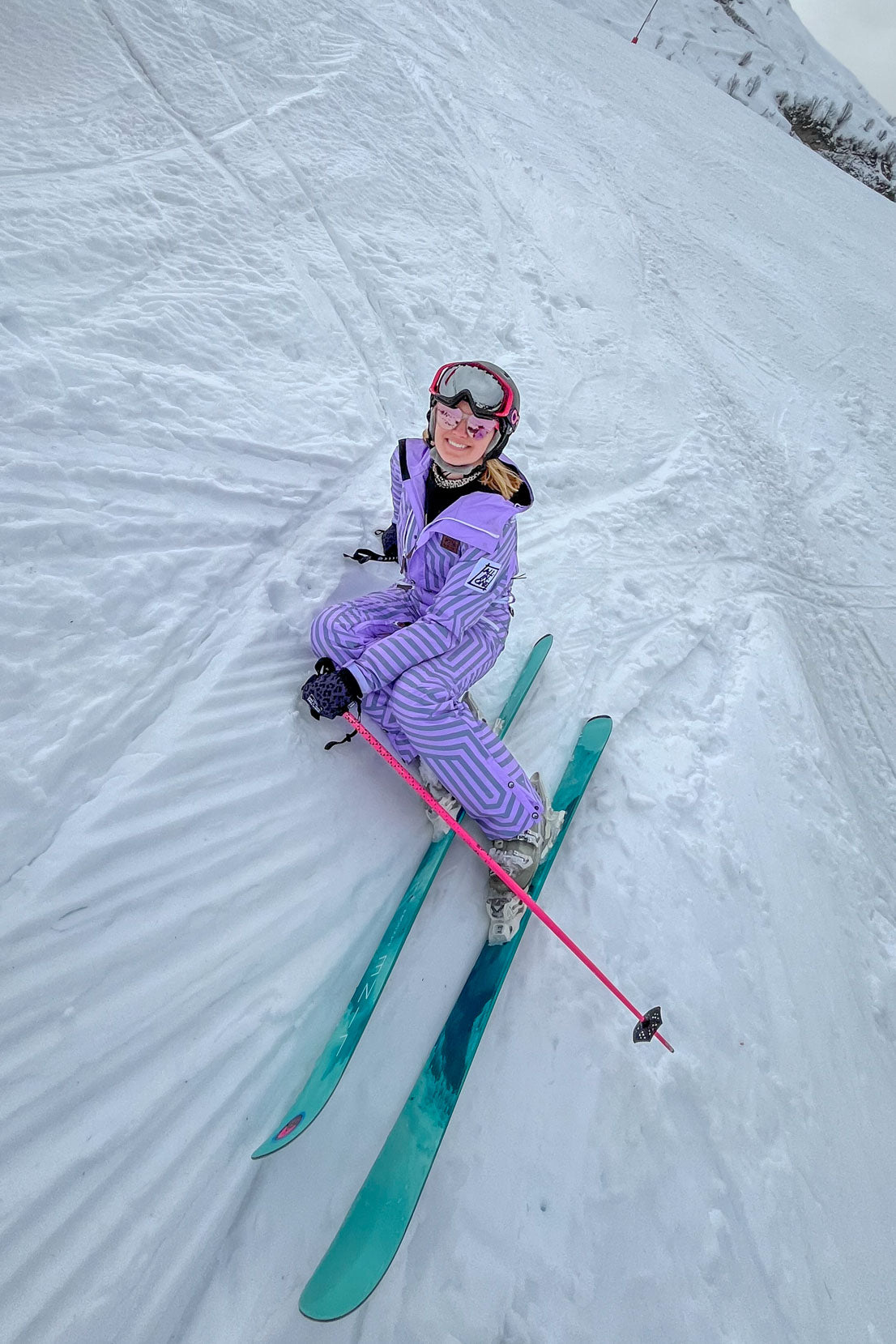 Fall Line Lila & Grau Damen Skianzug