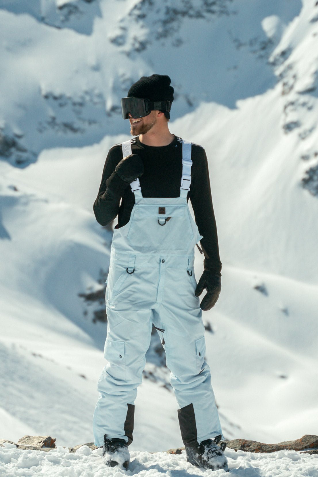 Yeh Man Latzhose Ice - Blau