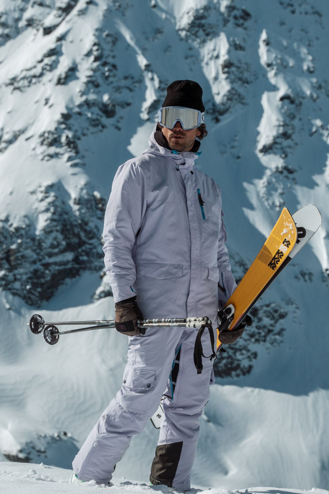 Yeh Man Latzhose - Lavendel