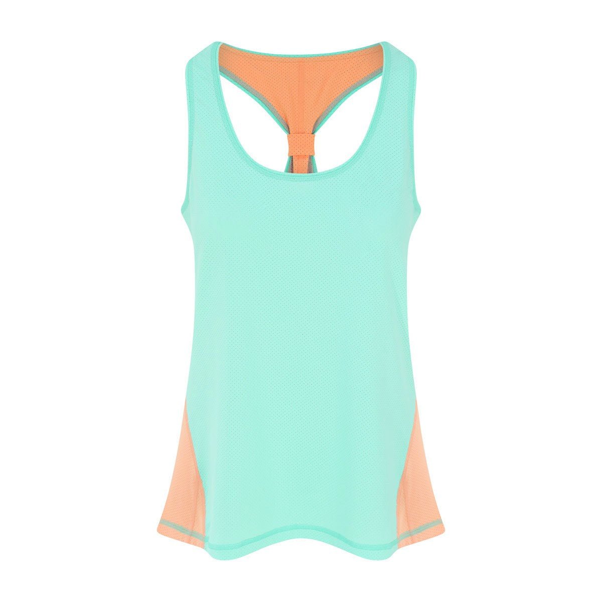 Pastel Mint Green Womens Gym Vest Top