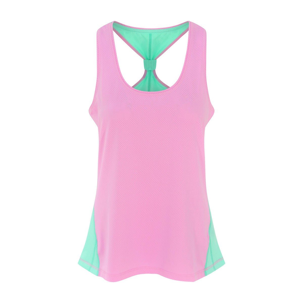 Pastel Pink Womens Gym Vest Top