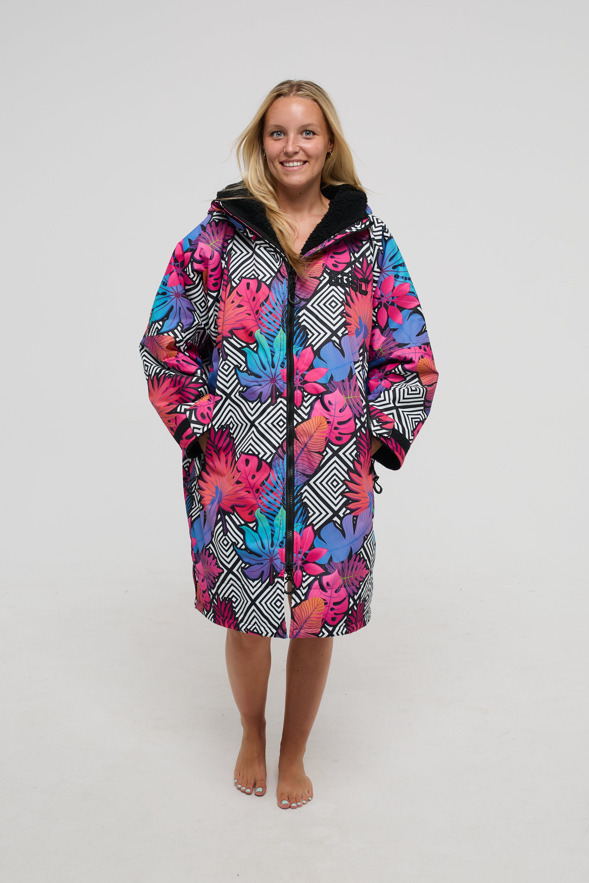Recycled Sherpa Lined Changing Robe Women's