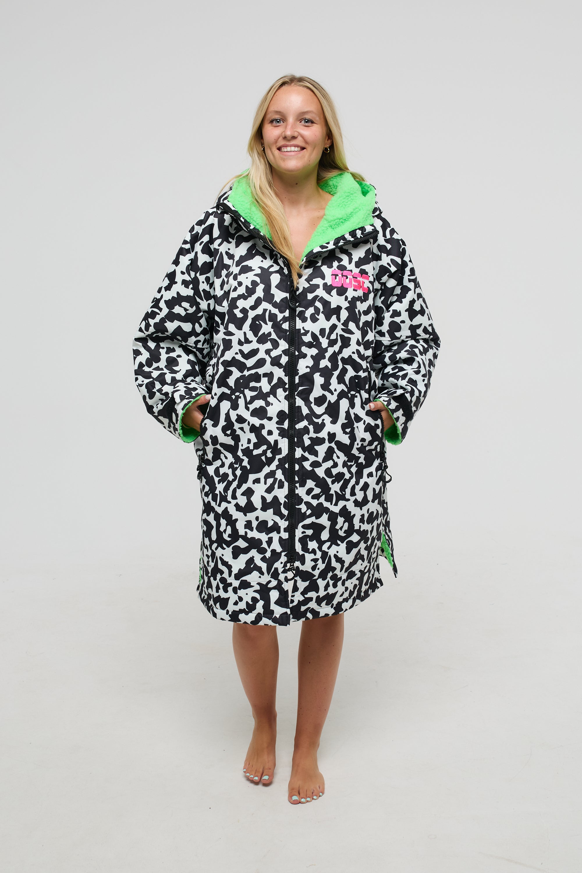Penfold Wickelmantel aus recyceltem Sherpa-Futter – Damen