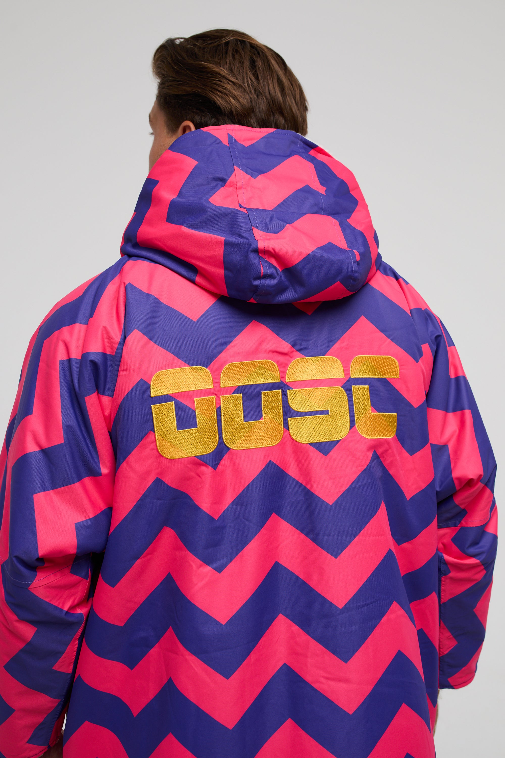 Fresh Prince – Recycelter Wickelmantel mit Sherpa-Futter – Herren