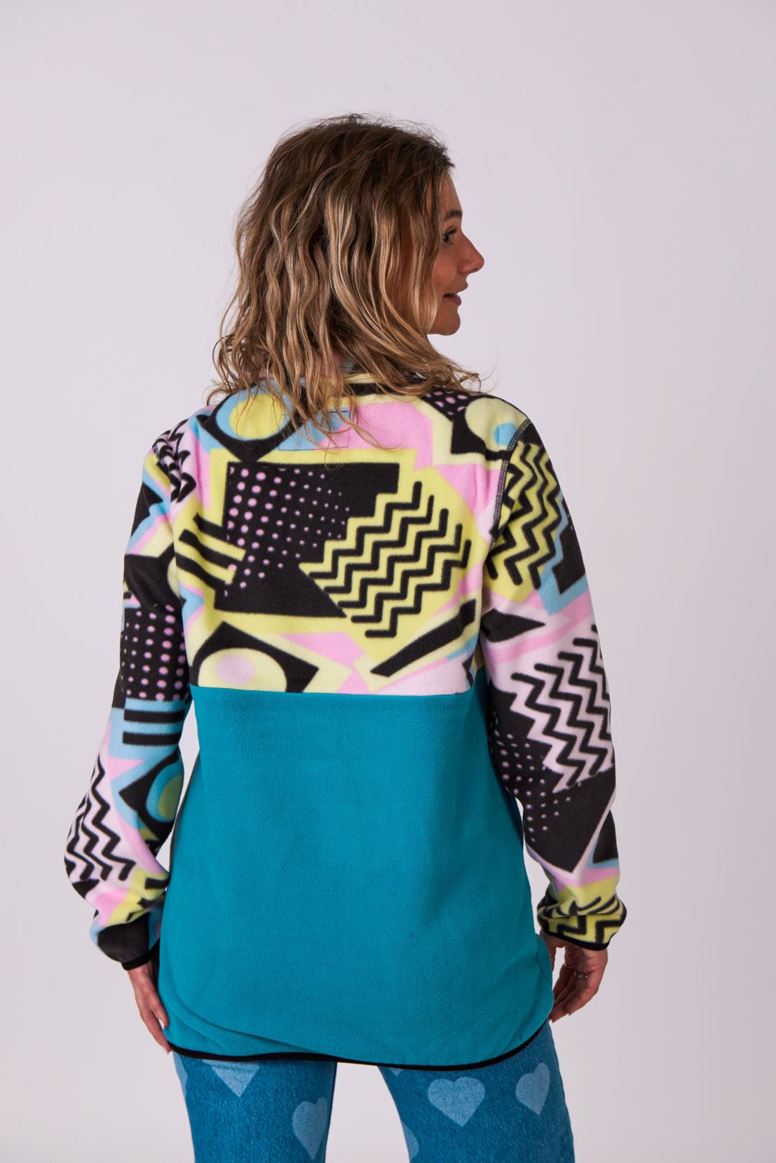 Saved By The Bell Fleece Blaugrün - Damen