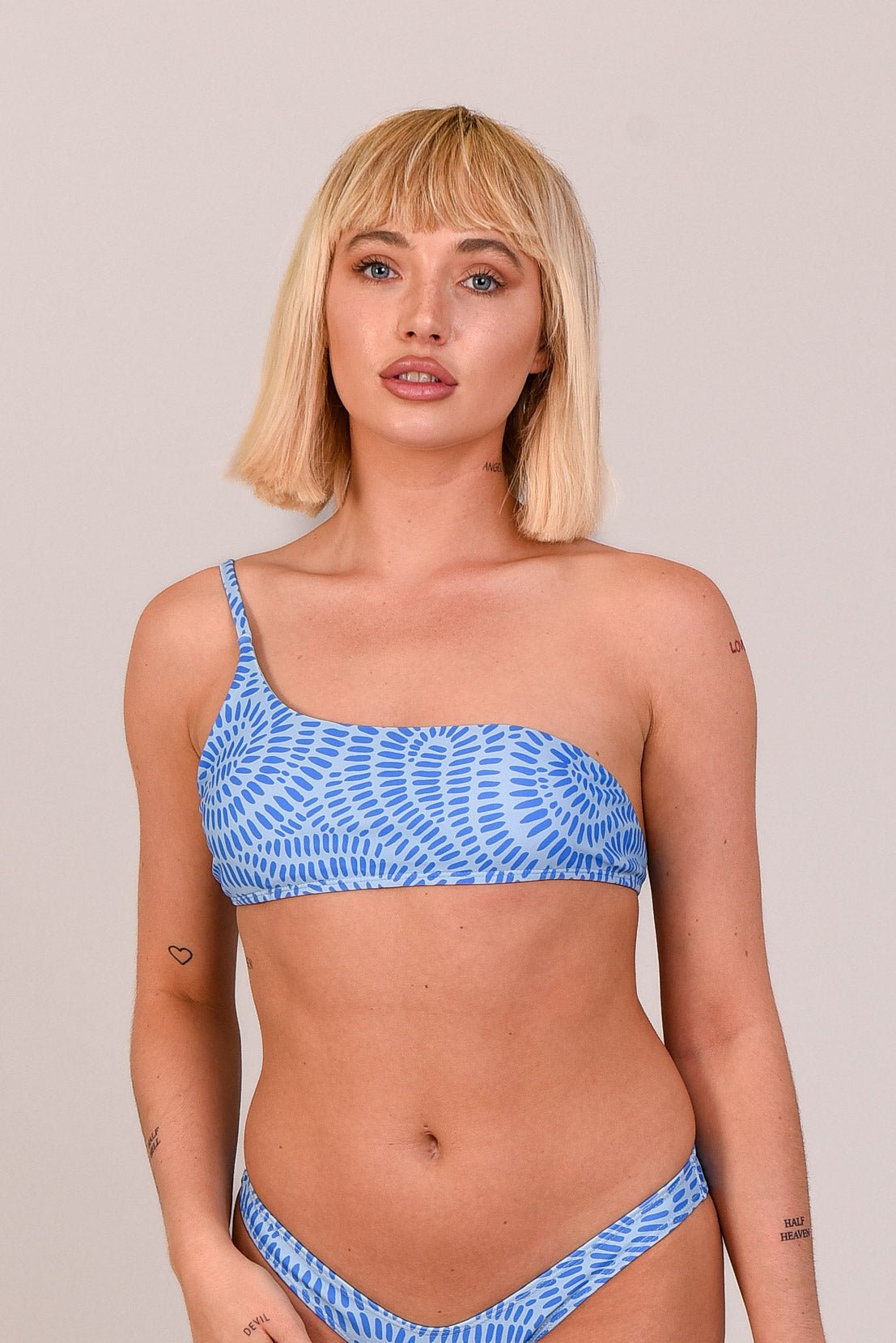 One shoulder bikini on sale