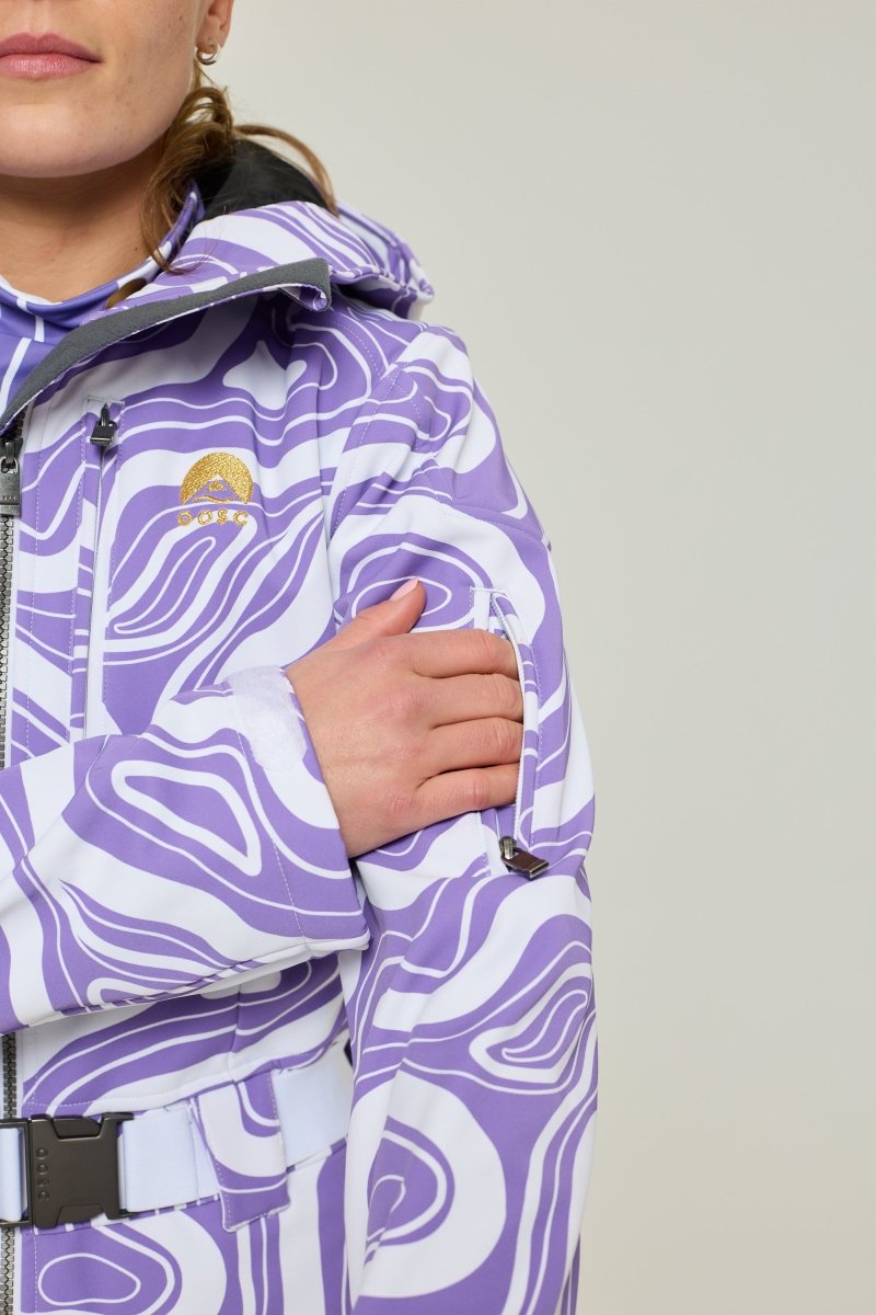 Amethyst Wave Ski Suit - OOSC Clothing