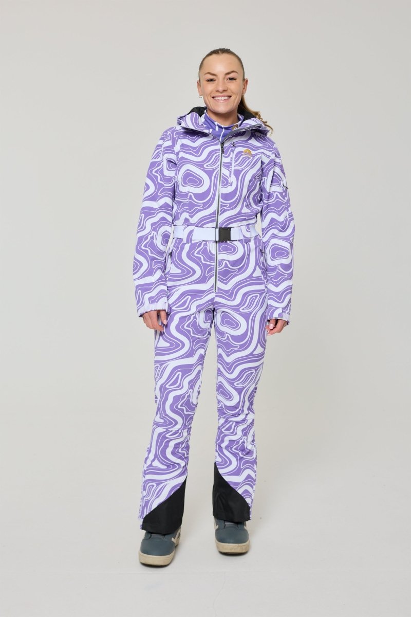 Amethyst Wave Ski Suit - OOSC Clothing