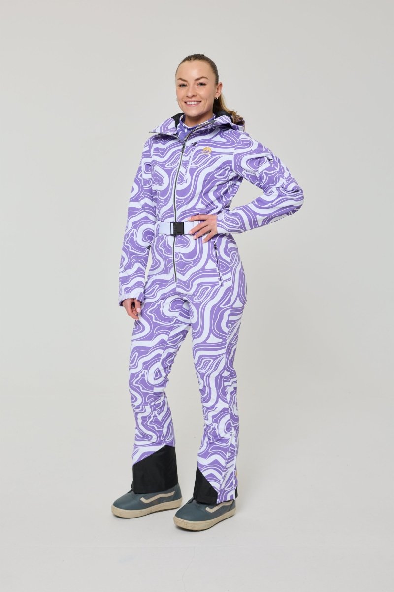 Amethyst Wave Ski Suit - OOSC Clothing