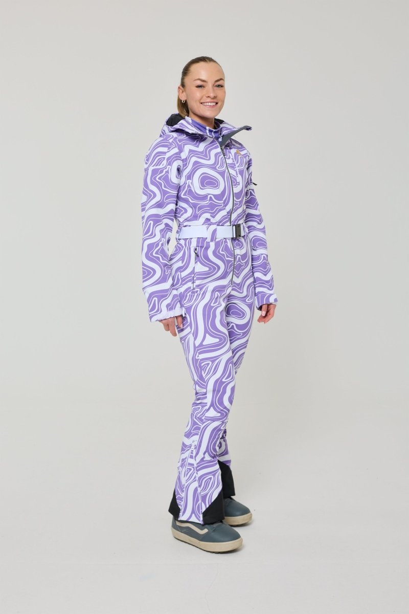 Amethyst Wave Ski Suit - OOSC Clothing