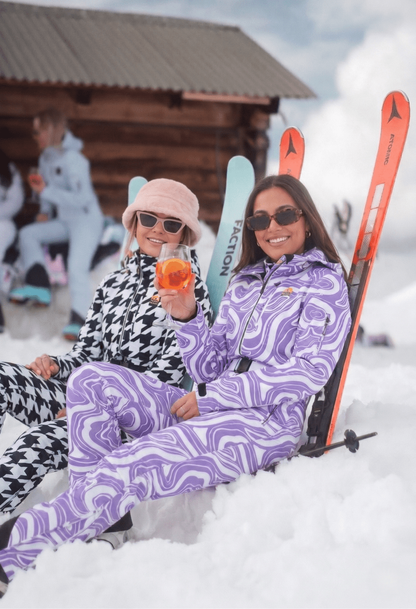 Amethyst Wave Ski Suit - OOSC Clothing