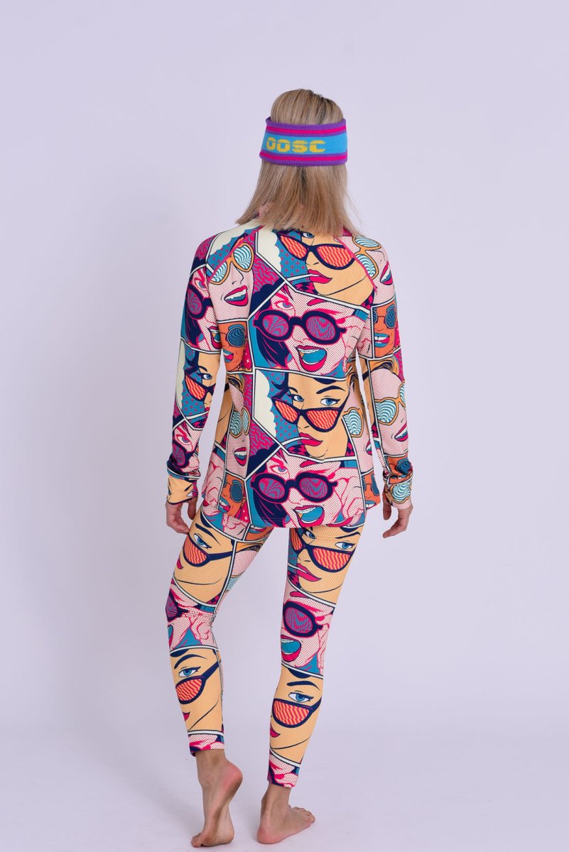 Baselayer Leggings - Comic Book Candy Women's - OOSC Clothing