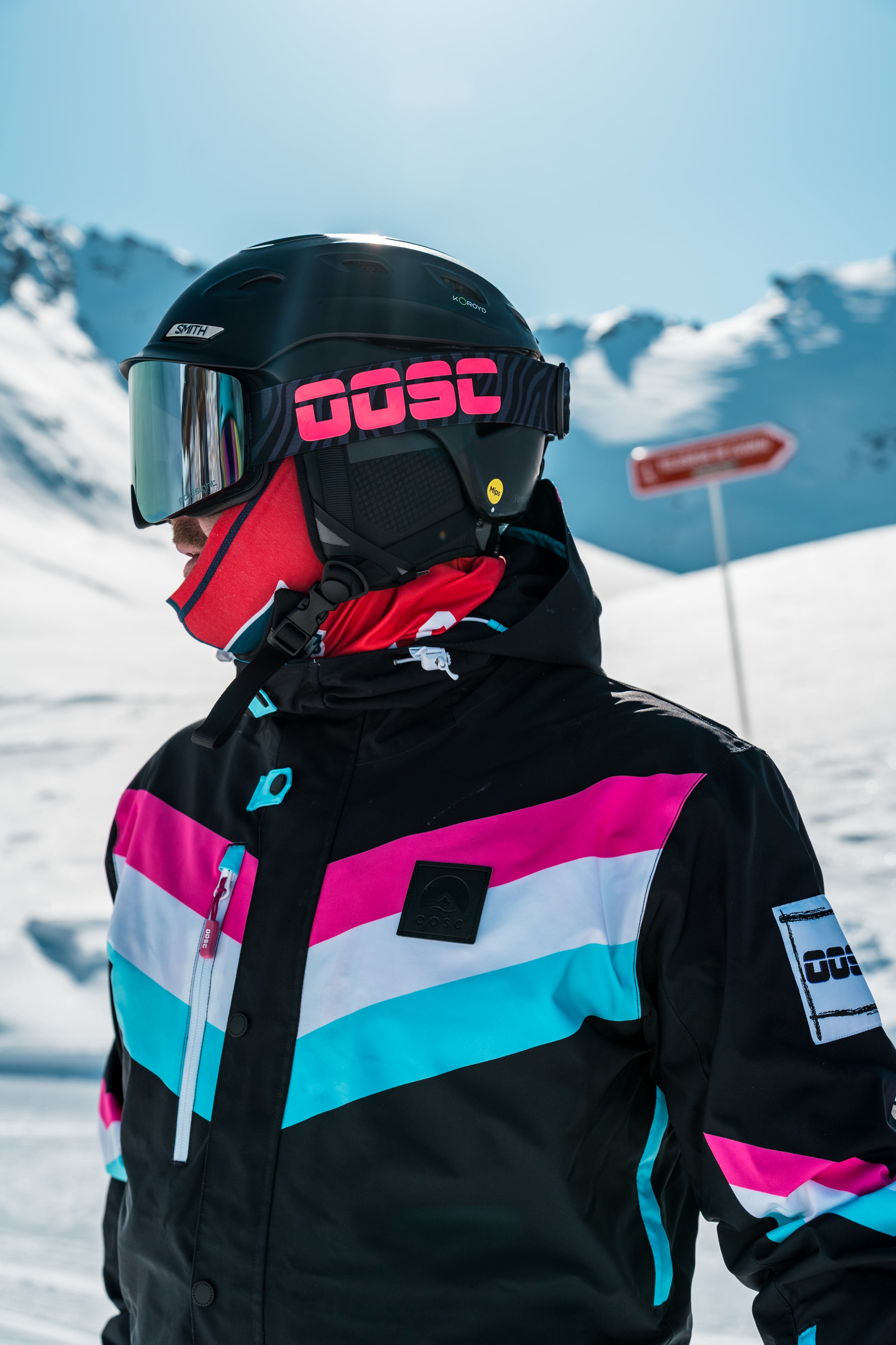 OOSC Boldsight® Ski & Snowboard Goggles - Black Tiger