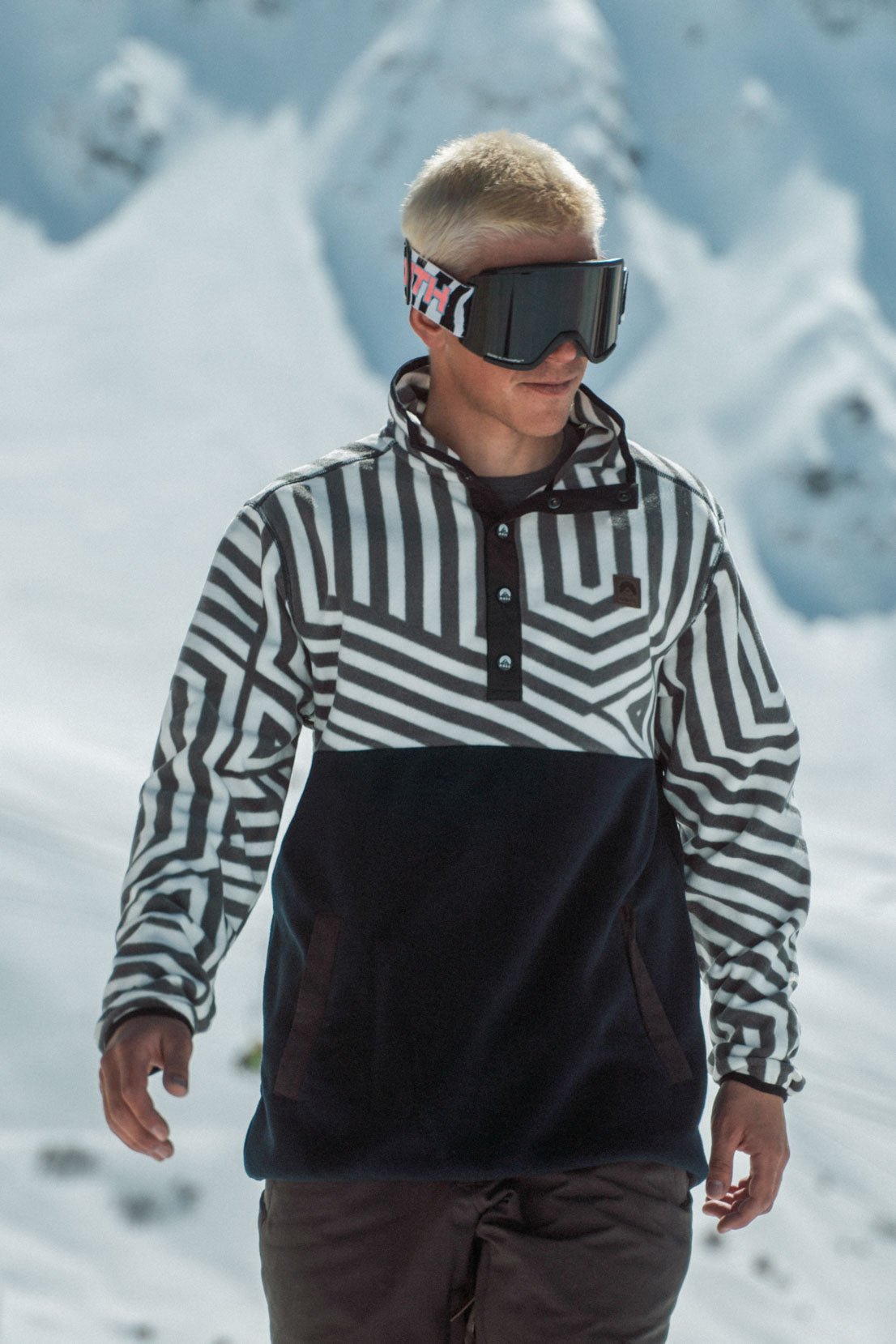 Polaire Fall Line noire - Homme