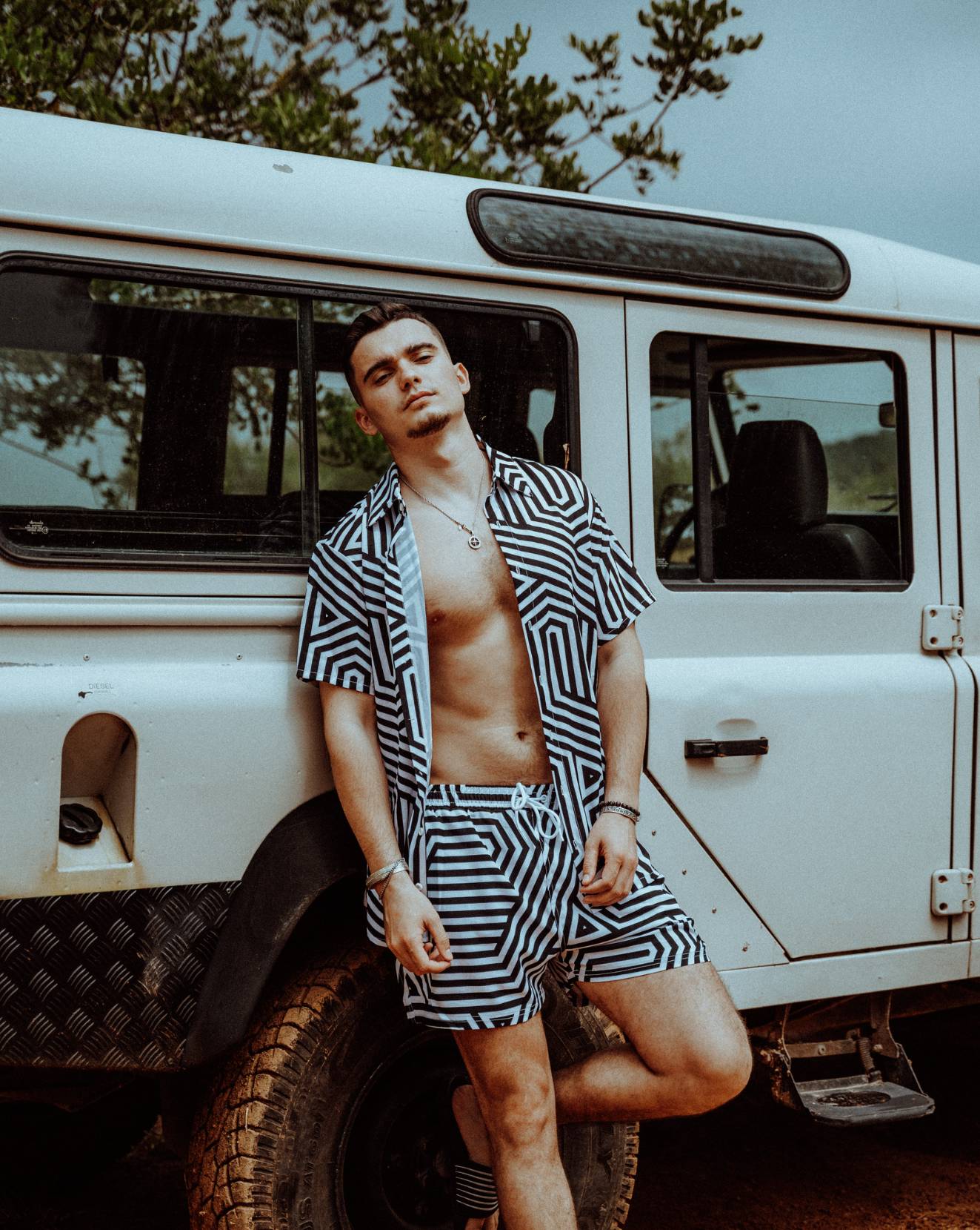 Chemise à manches courtes pour homme Fall Line