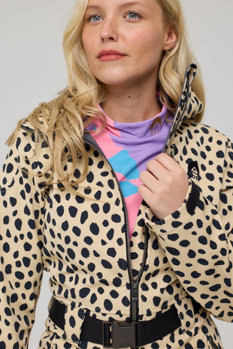 Chic Ski Suit - Cheetah - OOSC Clothing