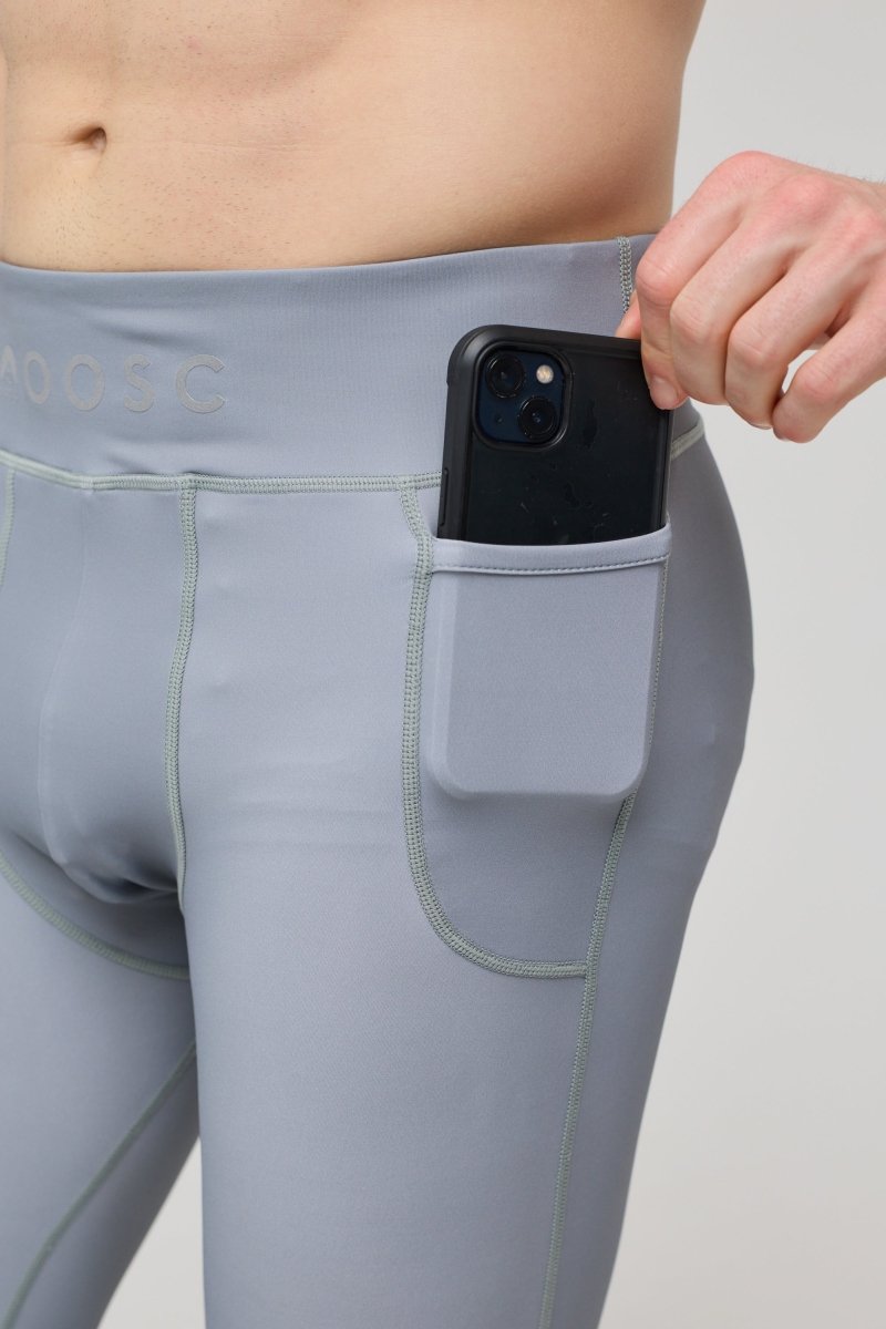 Elite Activewear Leggings - Grey - OOSC Clothing