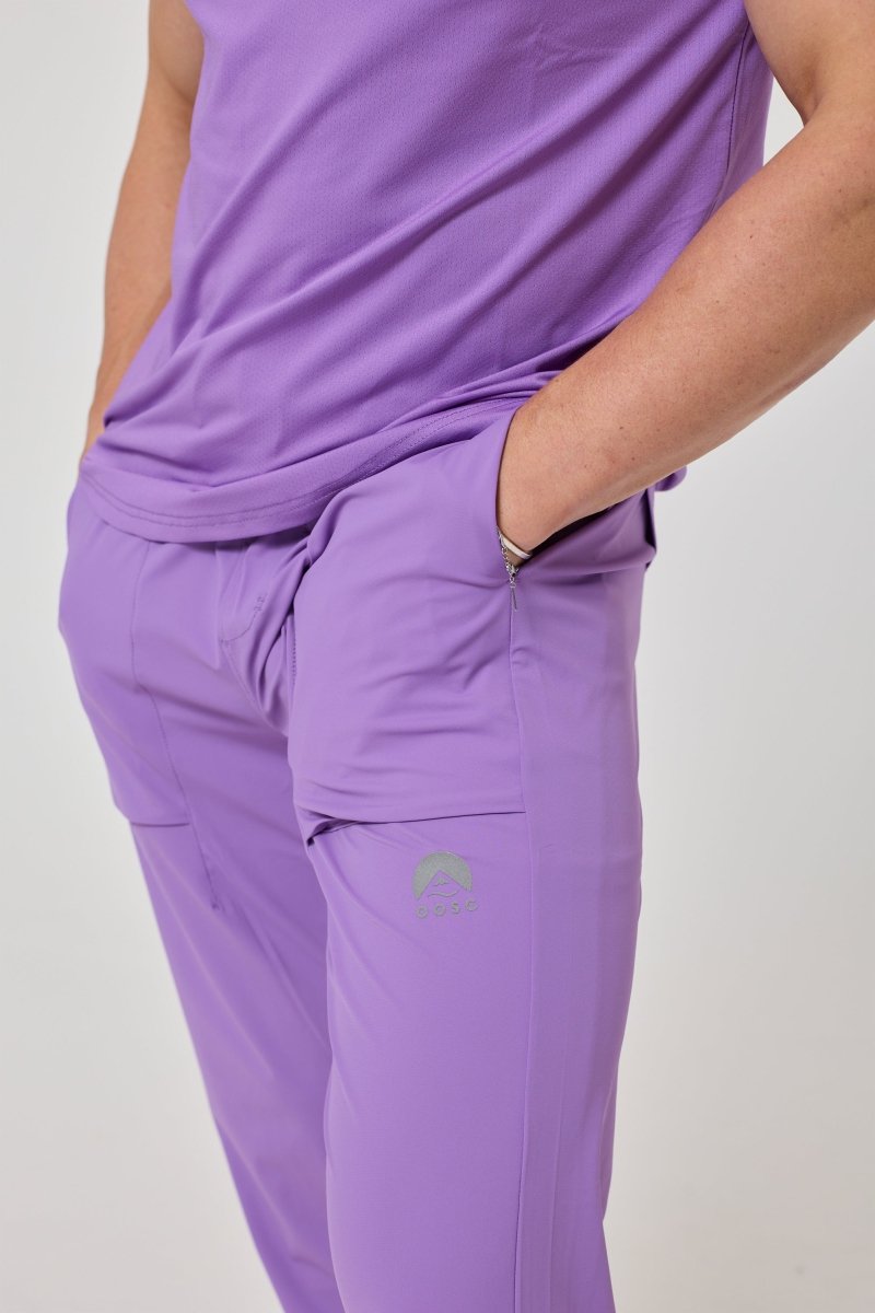 Elite Everyday Activewear Joggers - Purple - OOSC Clothing