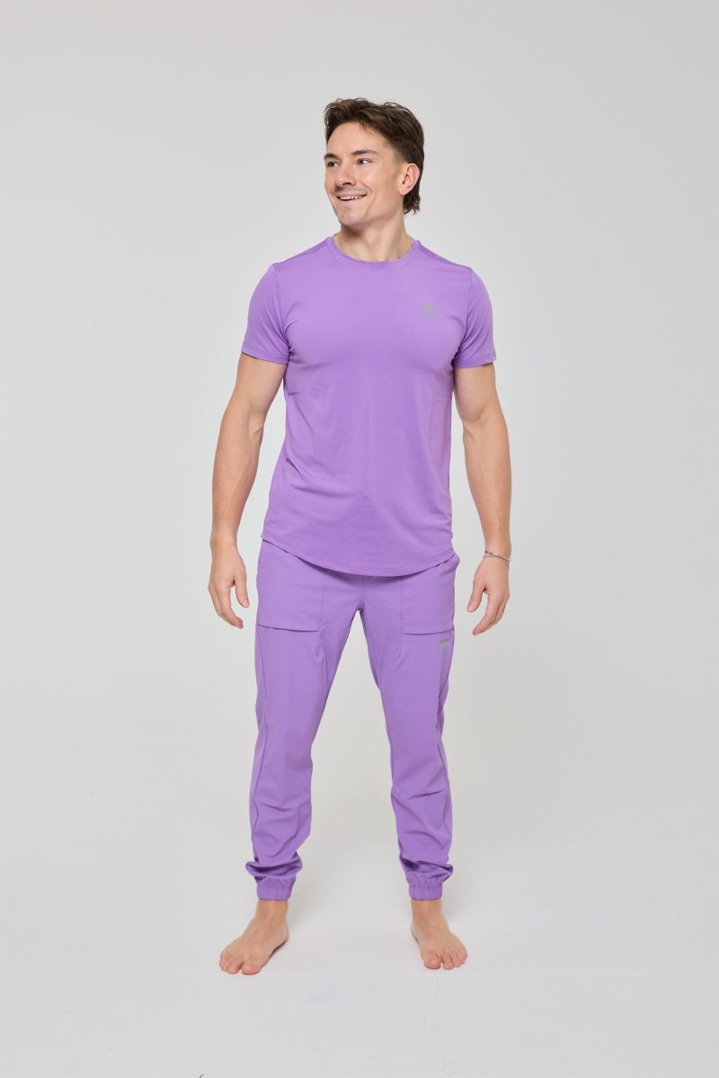 Elite Everyday Activewear Joggers - Purple - OOSC Clothing