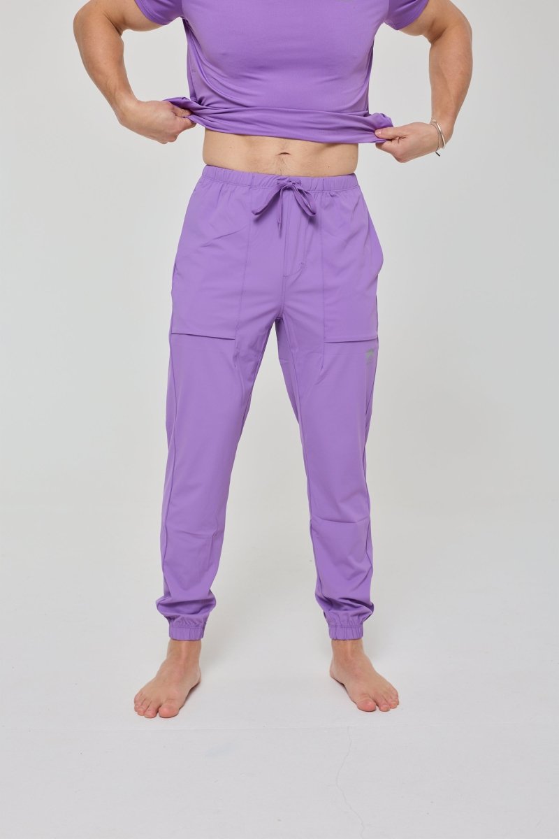 Elite Everyday Activewear Joggers - Purple - OOSC Clothing