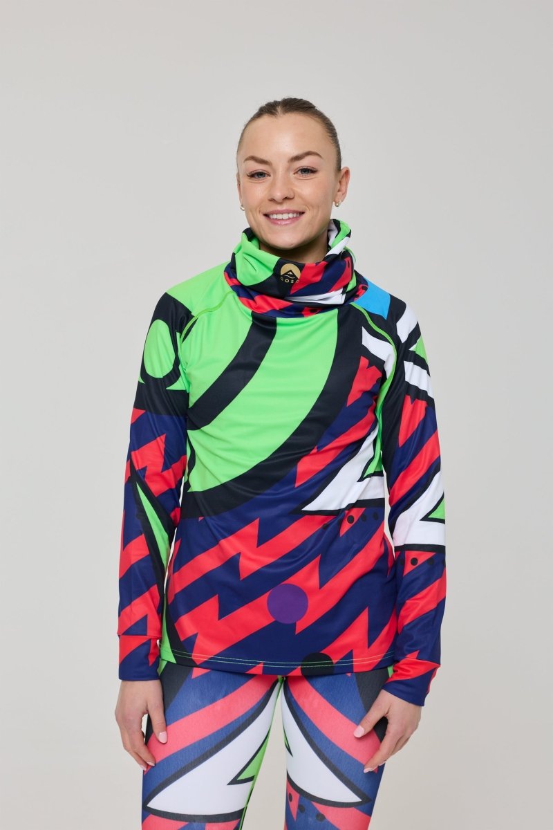 Fresh Prince X Women's High Neck Baselayer Top - OOSC Clothing