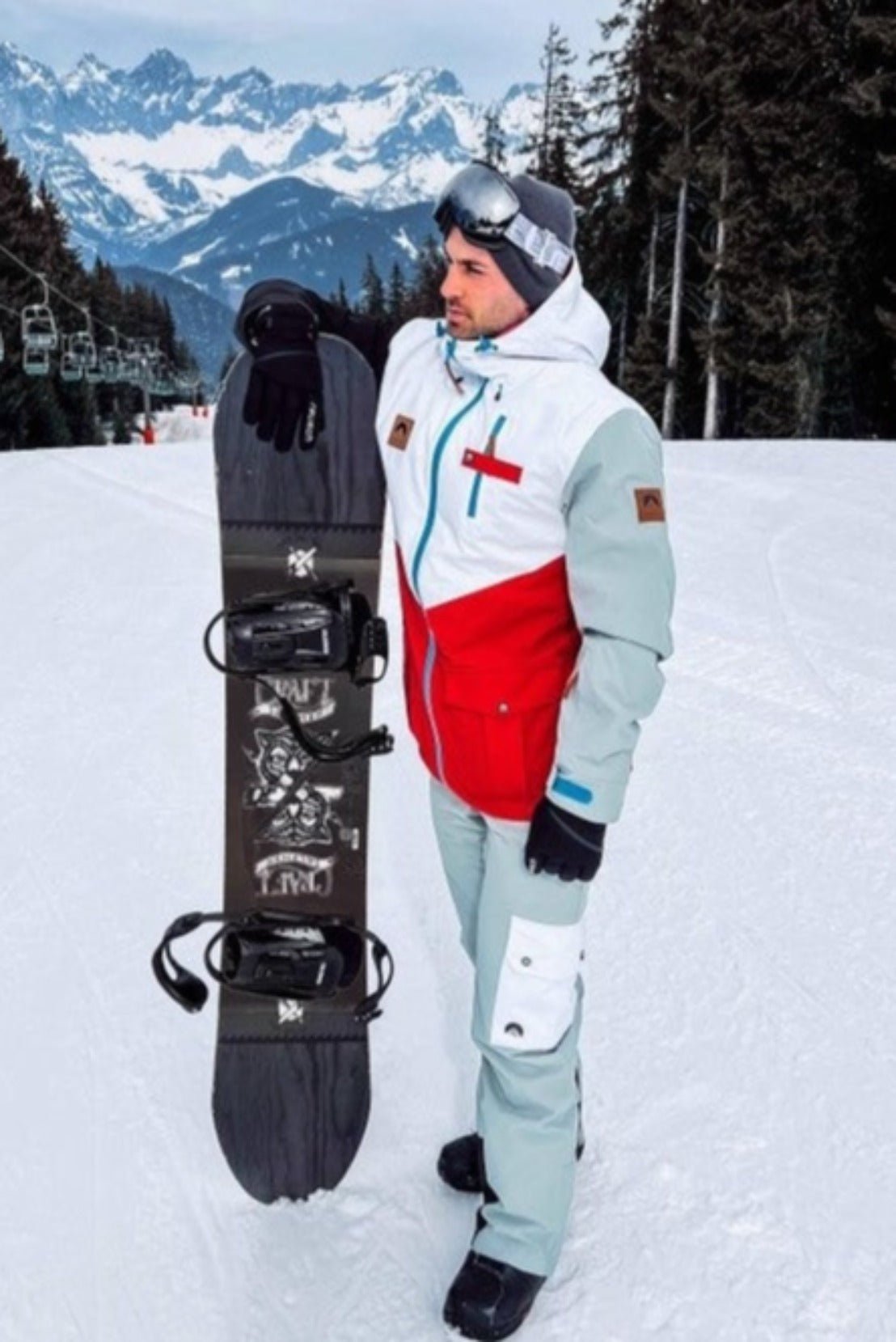 Womens Outerwear Sams Club Snow Pants White Red Multi-Coloured