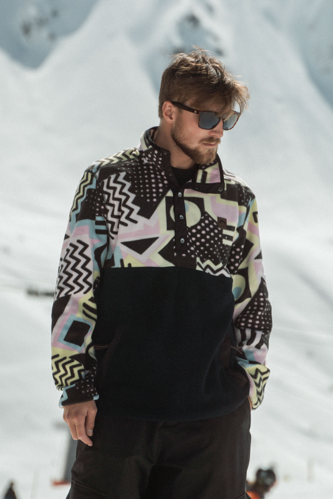 Polaire Sauvé par le gong noire - Homme