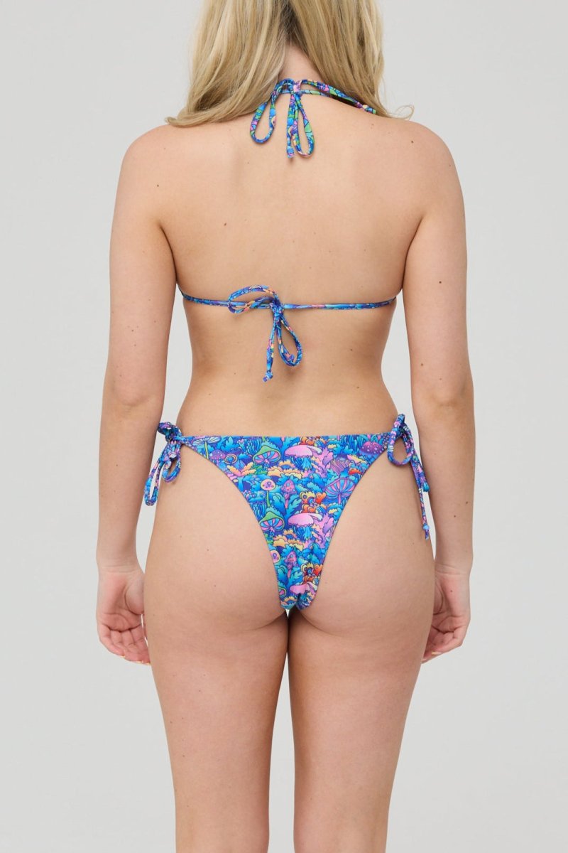 How High Tie Side Bikini Bottoms - OOSC Clothing