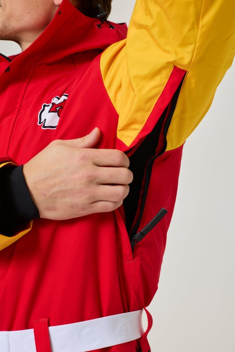 Kansas City Chiefs Men's Ski Suit - OOSC Clothing