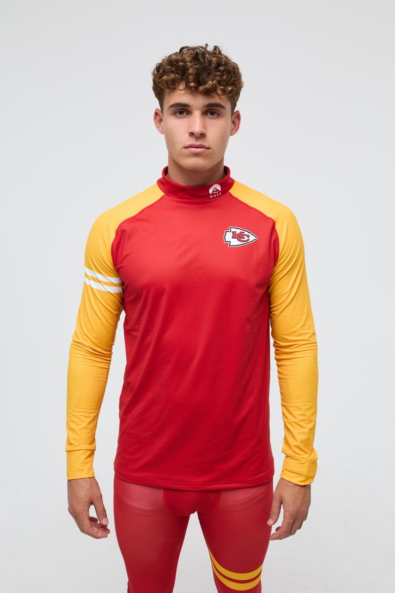 kansas city chiefs gear Men's Kansas City Chiefs Baselayer Top | Ski Thermals