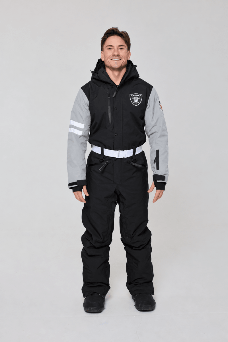 Las Vegas Raiders Men's Ski Suit - OOSC Clothing