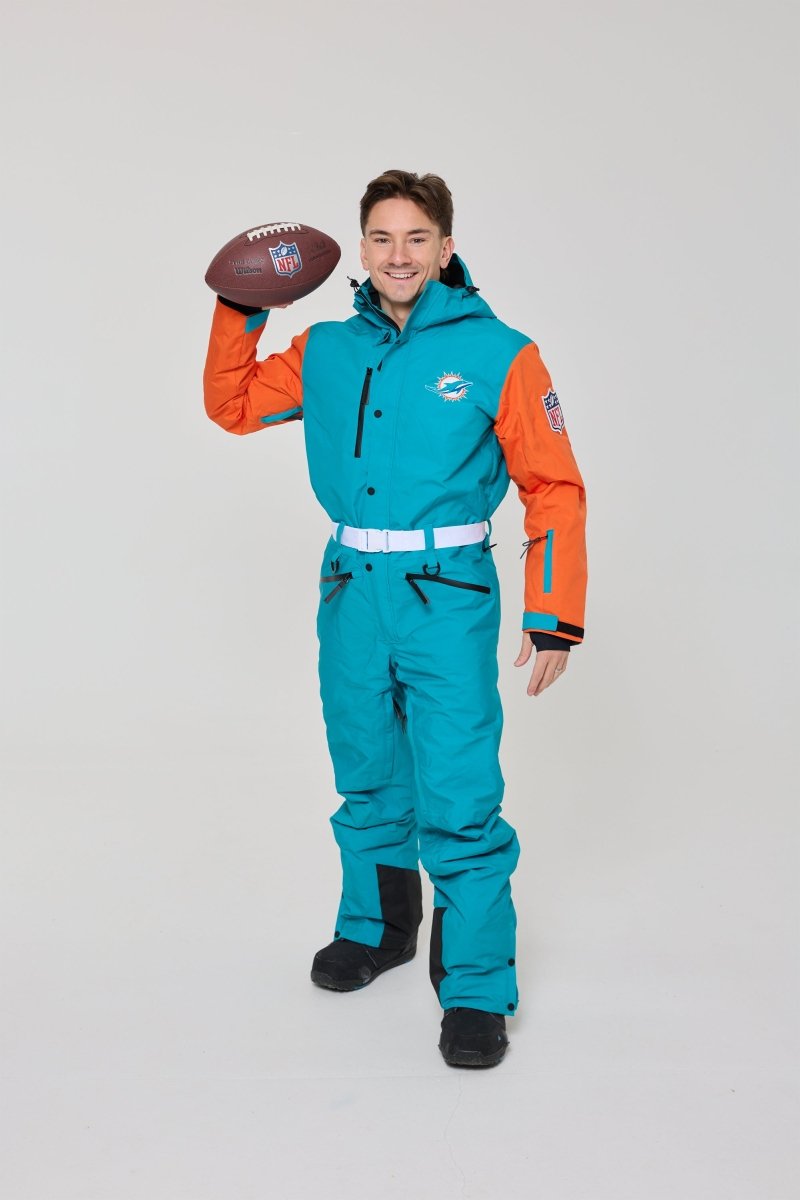 Miami Dolphins Men's Ski Suit - OOSC Clothing