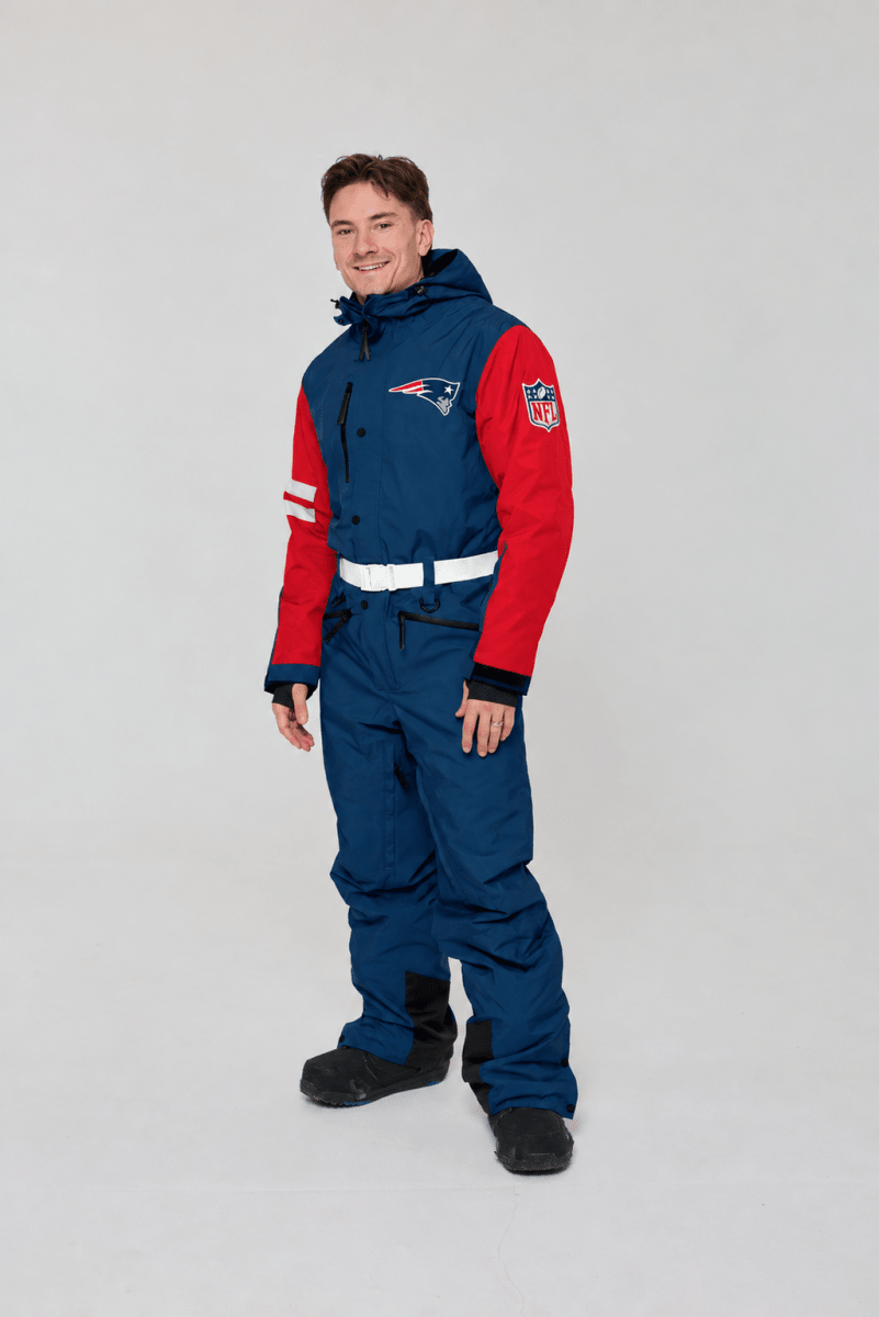 New England Patriots Men's Ski Suit - OOSC Clothing