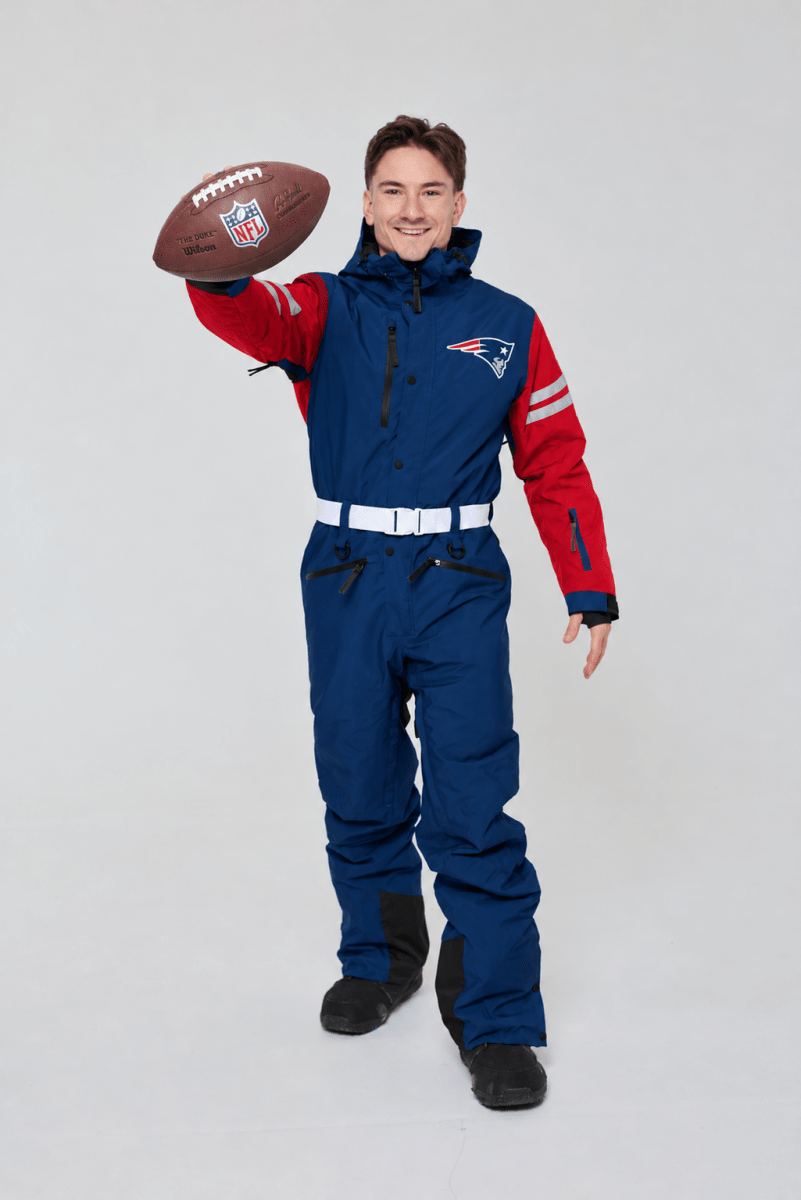 New England Patriots Men's Ski Suit - OOSC Clothing