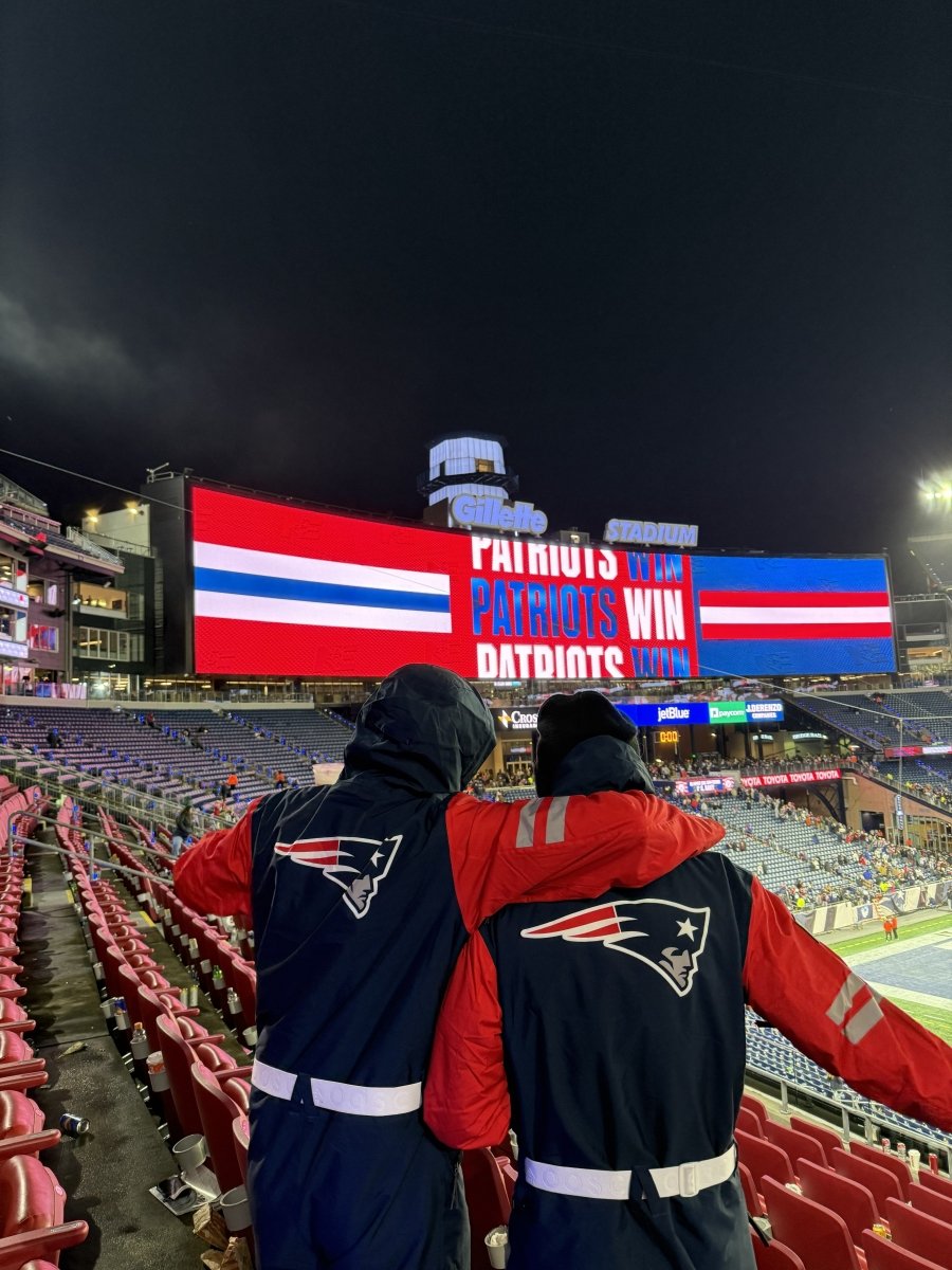 New England Patriots Men's Ski Suit - OOSC Clothing